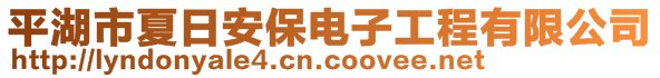 平湖市夏日安保電子工程有限公司