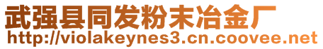 武強(qiáng)縣同發(fā)粉末冶金廠