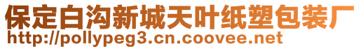 保定白溝新城天葉紙塑包裝廠