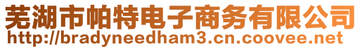 蕪湖市帕特電子商務(wù)有限公司