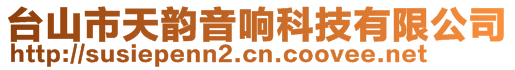 臺山市天韻音響科技有限公司