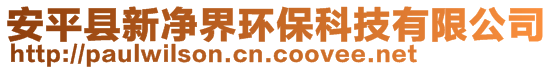 安平縣新凈界環(huán)保科技有限公司