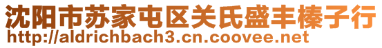 沈陽(yáng)市蘇家屯區(qū)關(guān)氏盛豐榛子行