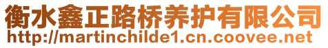 衡水鑫正路橋養(yǎng)護(hù)有限公司