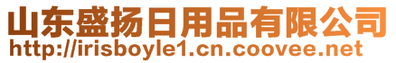 山東盛揚(yáng)日用品有限公司