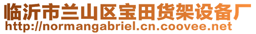 臨沂市蘭山區(qū)寶田貨架設備廠