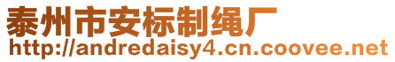 泰州市安標(biāo)制繩廠