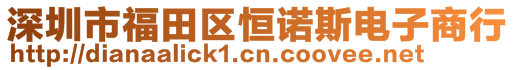 深圳市福田區(qū)恒諾斯電子商行