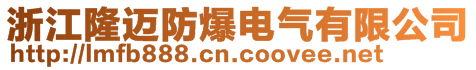 浙江隆邁防爆電氣有限公司