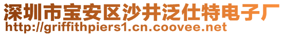 深圳市寶安區(qū)沙井泛仕特電子廠