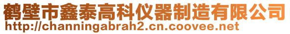 鶴壁市鑫泰高科儀器制造有限公司