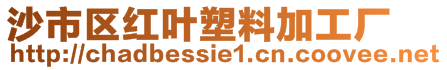 沙市區(qū)紅葉塑料加工廠