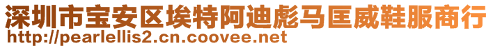 深圳市寶安區(qū)埃特阿迪彪馬匡威鞋服商行