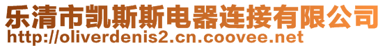 樂(lè)清市凱斯斯電器連接有限公司