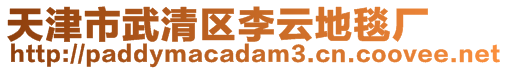 天津市武清區(qū)李云地毯廠