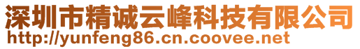 深圳市精誠云峰科技有限公司