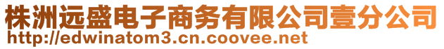 株洲遠盛電子商務有限公司壹分公司