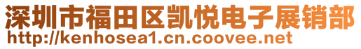 深圳市福田区凯悦电子展销部