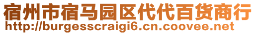 宿州市宿馬園區(qū)代代百貨商行