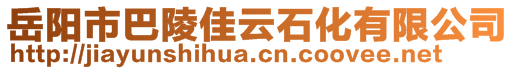 岳陽市巴陵佳云石化有限公司