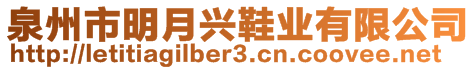 泉州市明月興鞋業(yè)有限公司