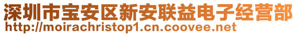 深圳市寶安區(qū)新安聯(lián)益電子經(jīng)營(yíng)部