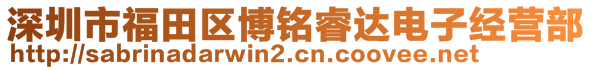 深圳市福田區(qū)博銘睿達(dá)電子經(jīng)營(yíng)部