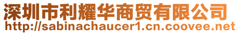深圳市利耀華商貿(mào)有限公司