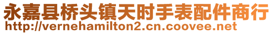 永嘉縣橋頭鎮(zhèn)天時手表配件商行