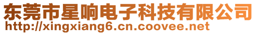 東莞市星響電子科技有限公司