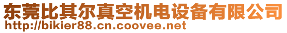 東莞比其爾真空機(jī)電設(shè)備有限公司