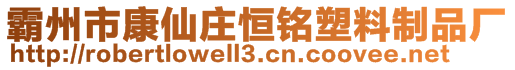 霸州市康仙莊恒銘塑料制品廠