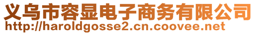 義烏市容顯電子商務(wù)有限公司