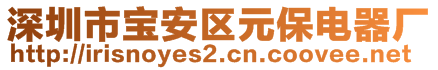 深圳市寶安區(qū)元保電器廠