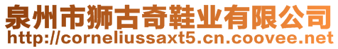 泉州市獅古奇鞋業(yè)有限公司