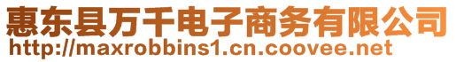 惠東縣萬千電子商務(wù)有限公司