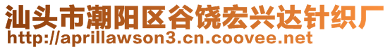 汕頭市潮陽區(qū)谷饒宏興達針織廠