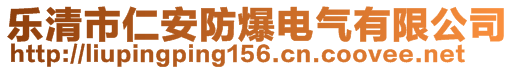 樂(lè)清市仁安防爆電氣有限公司