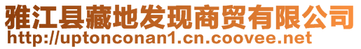 雅江县藏地发现商贸有限公司