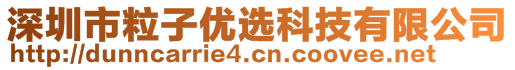 深圳市粒子優(yōu)選科技有限公司