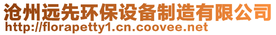 滄州遠先環保設備制造有限公司