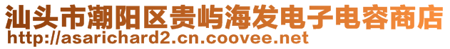 汕頭市潮陽區貴嶼海發電子電容商店