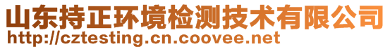 山東持正環(huán)境檢測(cè)技術(shù)有限公司