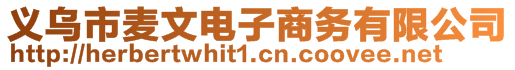 義烏市麥文電子商務有限公司