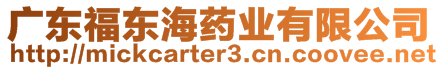 廣東福東海藥業(yè)有限公司