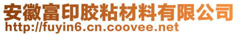 安徽富印膠粘材料有限公司