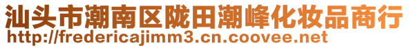 汕頭市潮南區隴田潮峰化妝品商行