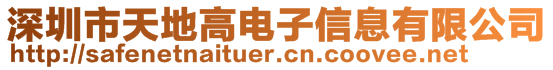 深圳市天地高電子信息有限公司