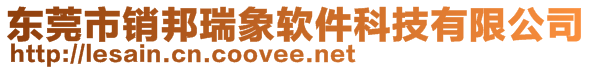 東莞市銷邦瑞象軟件科技有限公司