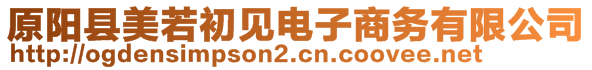 原陽(yáng)縣美若初見(jiàn)電子商務(wù)有限公司